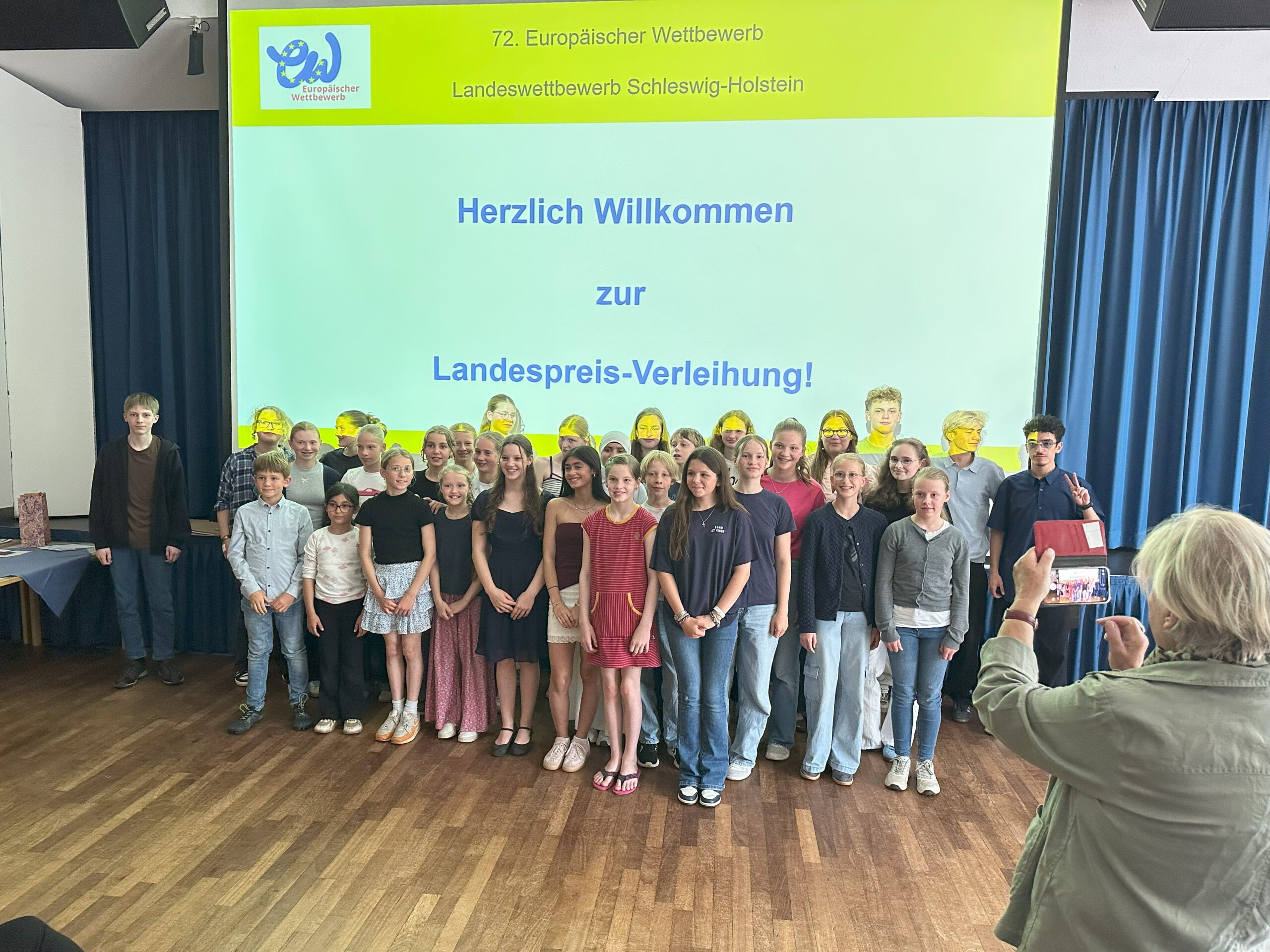 Preisverleihung Landessieger des 72. Europäischen Wettbewerbs
